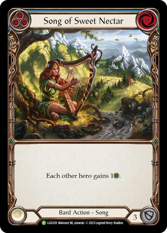 Song of Sweet Nectar [LGS220] (Promo)  Rainbow Foil | Webway Games