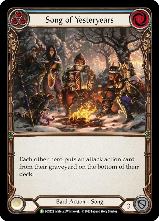 Song of Yesteryears [LGS222] (Promo)  Rainbow Foil | Webway Games