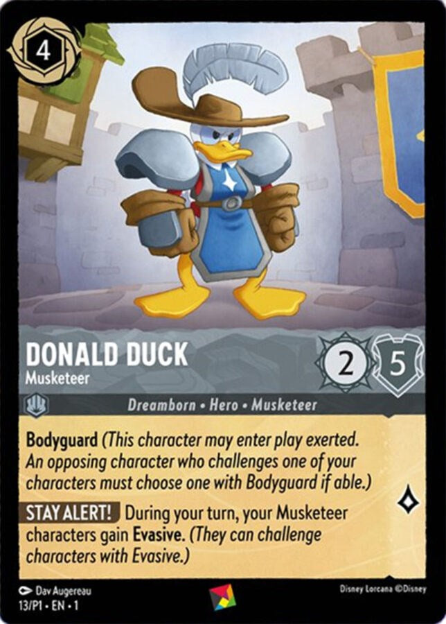 Donald Duck - Musketeer (13/P1) [Promo Cards] | Webway Games
