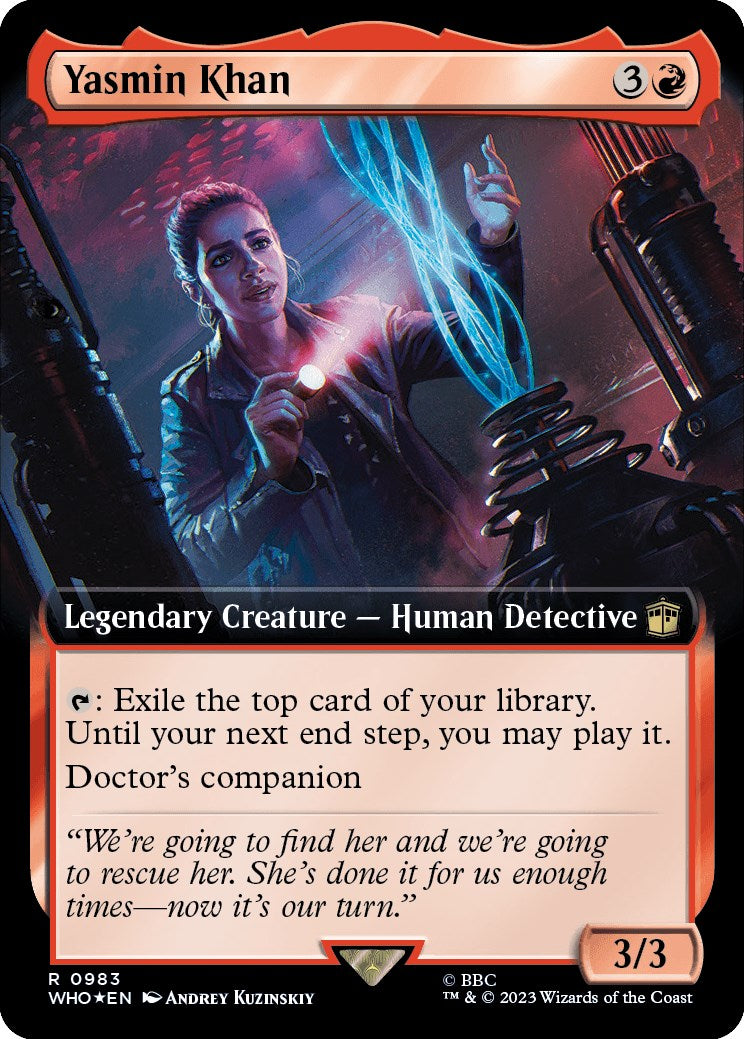 Yasmin Khan (Extended Art) (Surge Foil) [Doctor Who] | Webway Games