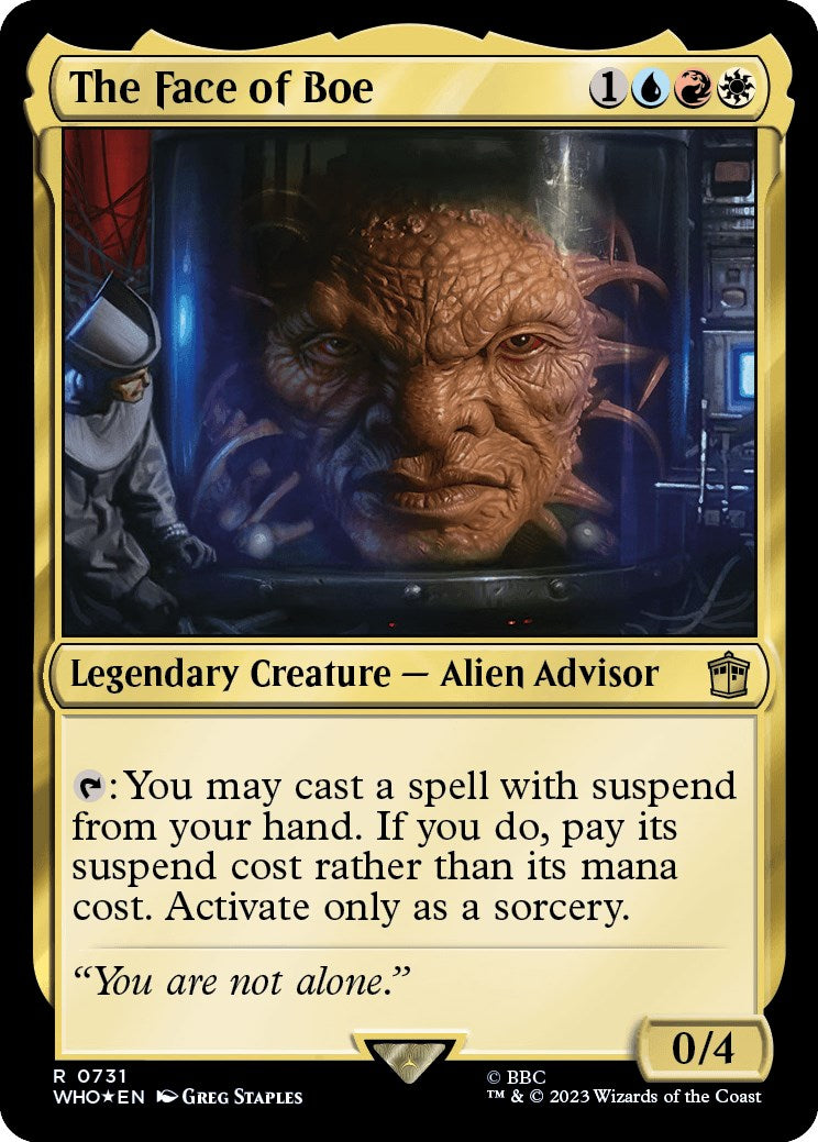 The Face of Boe (Surge Foil) [Doctor Who] | Webway Games
