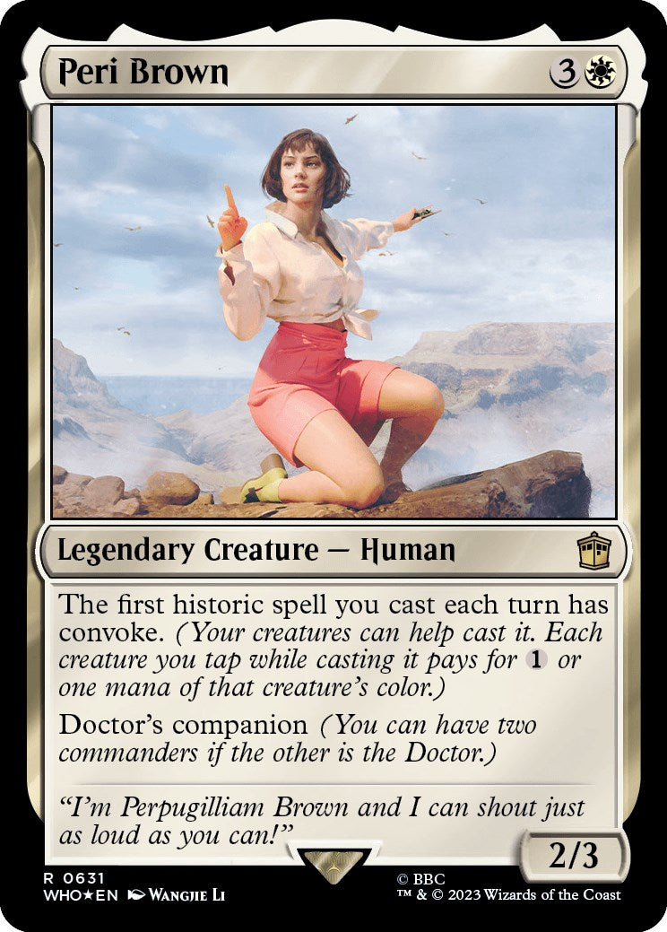 Peri Brown (Surge Foil) [Doctor Who] | Webway Games