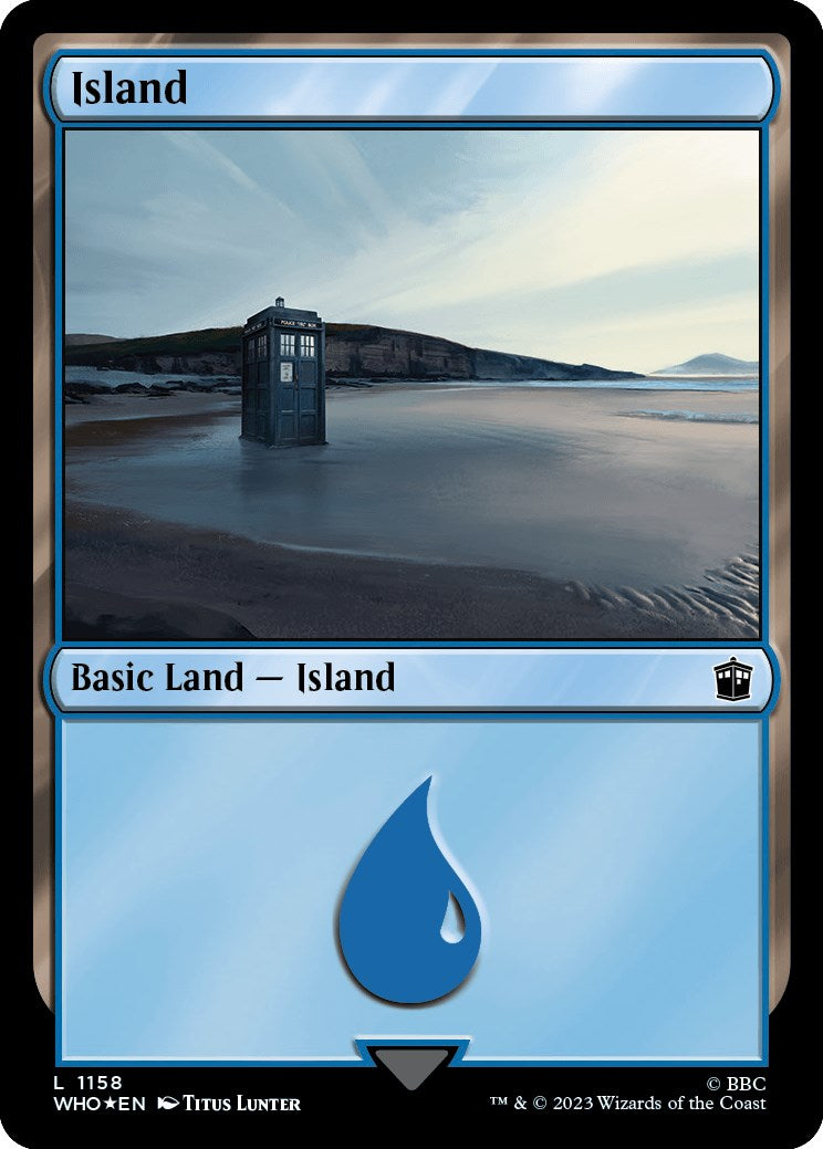 Island (1158) (Surge Foil) [Doctor Who] | Webway Games