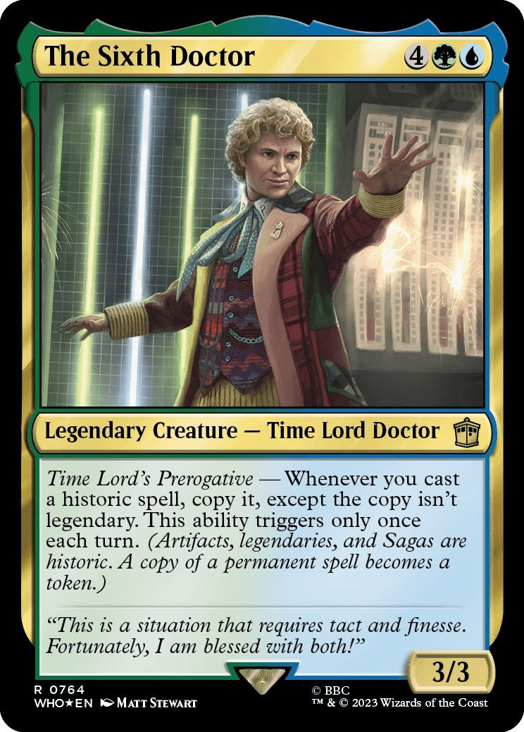 The Sixth Doctor (Surge Foil) [Doctor Who] | Webway Games
