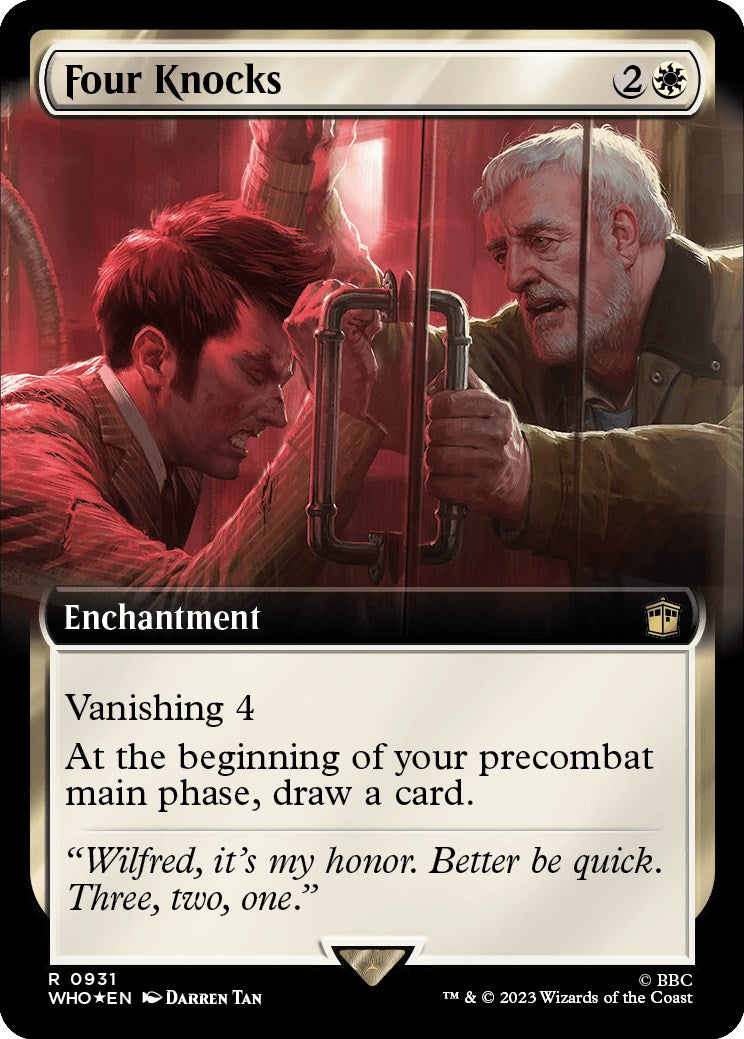 Four Knocks (Extended Art) (Surge Foil) [Doctor Who] | Webway Games