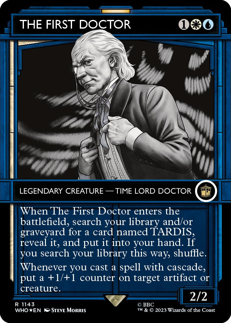The First Doctor (Showcase) (Surge Foil) [Doctor Who] | Webway Games