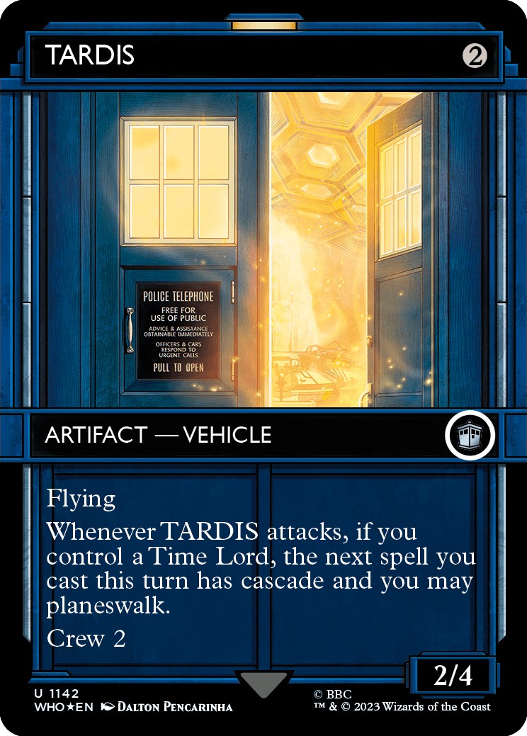 TARDIS (Showcase) (Surge Foil) [Doctor Who] | Webway Games