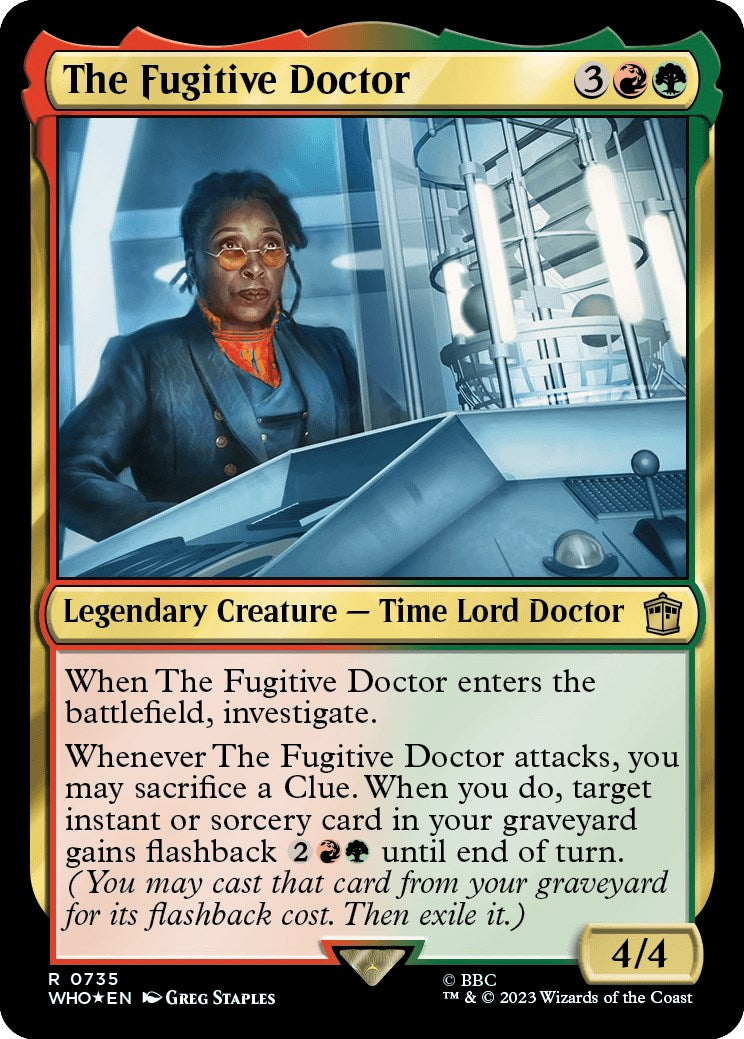The Fugitive Doctor (Surge Foil) [Doctor Who] | Webway Games