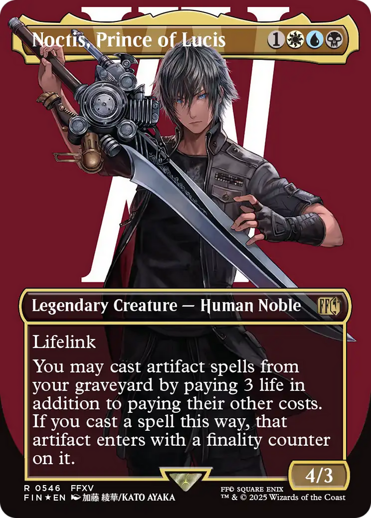 Noctis, Prince of Lucis (Borderless) (Surge Foil) [FINAL FANTASY] | Webway Games
