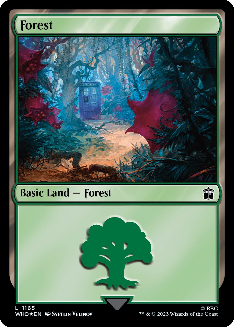 Forest (1165) (Surge Foil) [Doctor Who] | Webway Games