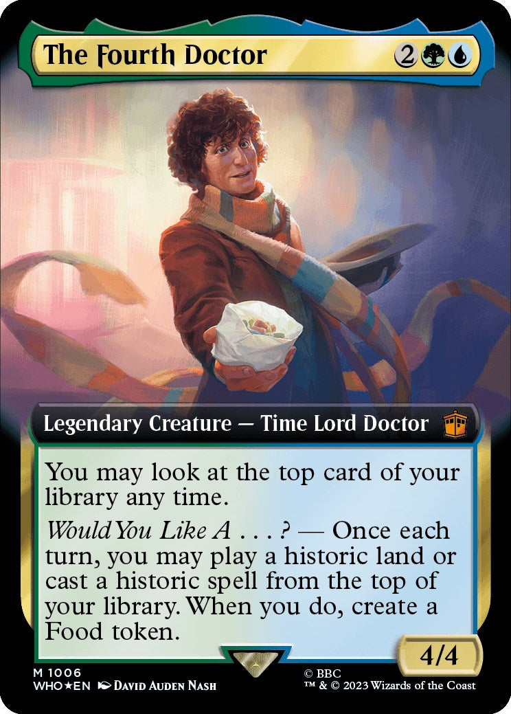 The Fourth Doctor (Extended Art) (Surge Foil) [Doctor Who] | Webway Games