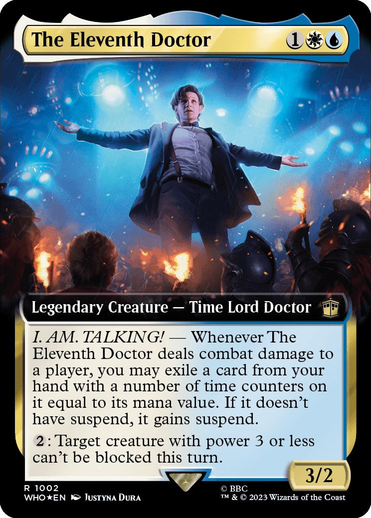 The Eleventh Doctor (Extended Art) (Surge Foil) [Doctor Who] | Webway Games