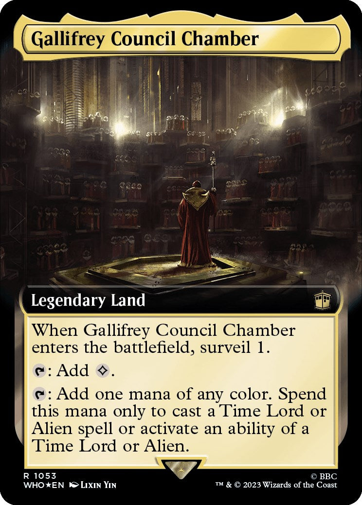 Gallifrey Council Chamber (Extended Art) (Surge Foil) [Doctor Who] | Webway Games