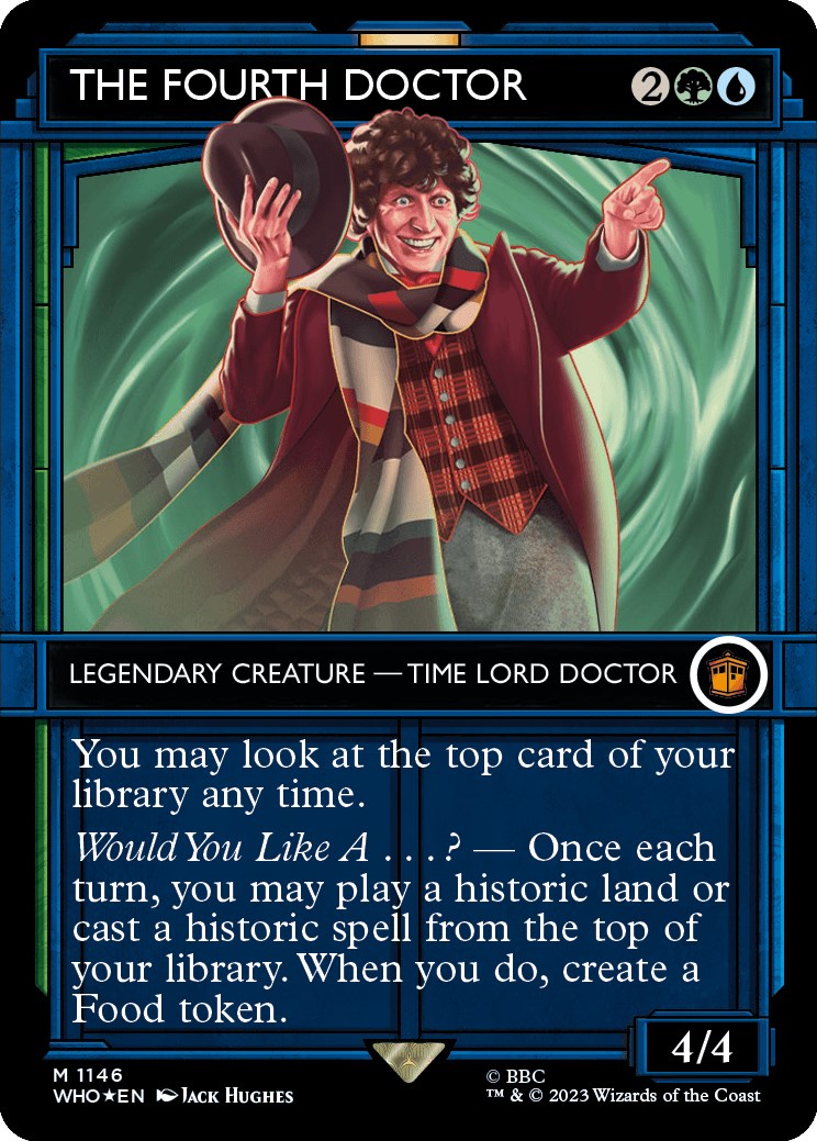 The Fourth Doctor (Showcase) (Surge Foil) [Doctor Who] | Webway Games
