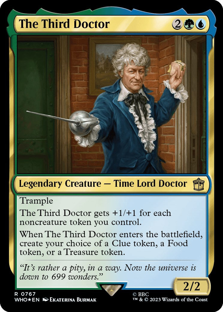 The Third Doctor (Surge Foil) [Doctor Who] | Webway Games