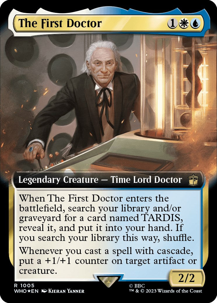 The First Doctor (Extended Art) (Surge Foil) [Doctor Who] | Webway Games