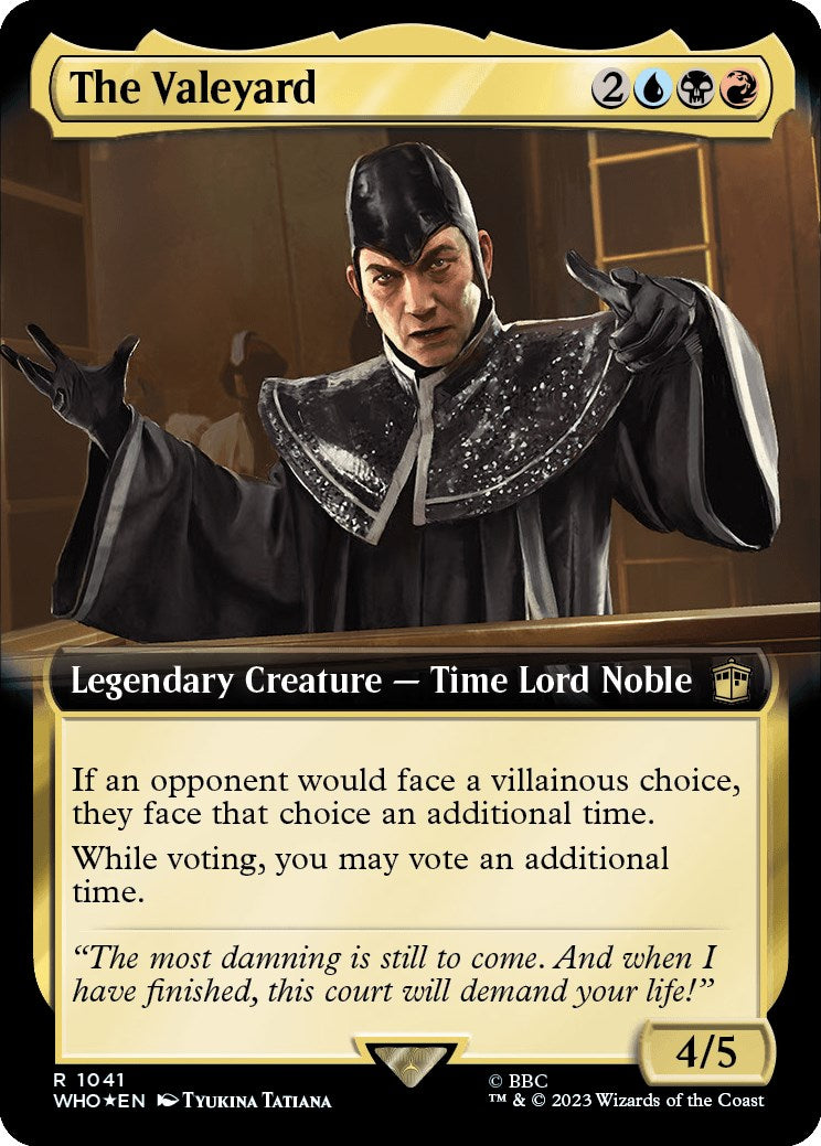 The Valeyard (Extended Art) (Surge Foil) [Doctor Who] | Webway Games