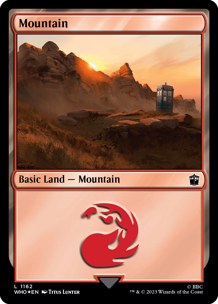 Mountain (1162) (Surge Foil) [Doctor Who] | Webway Games