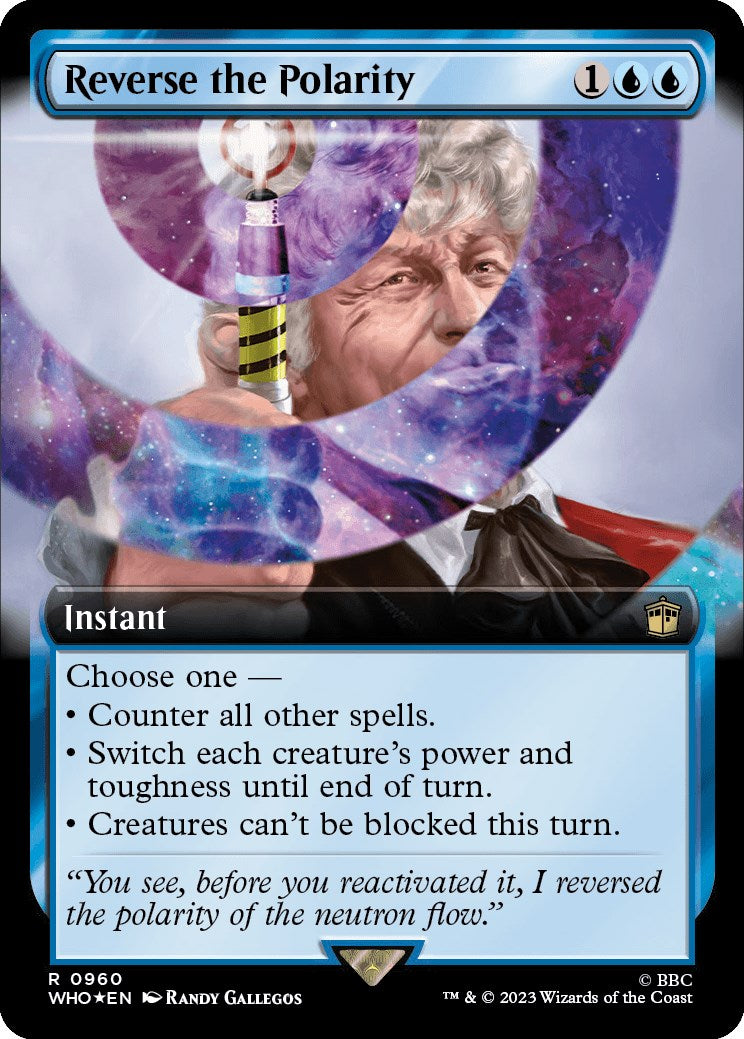 Reverse the Polarity (Extended Art) (Surge Foil) [Doctor Who] | Webway Games
