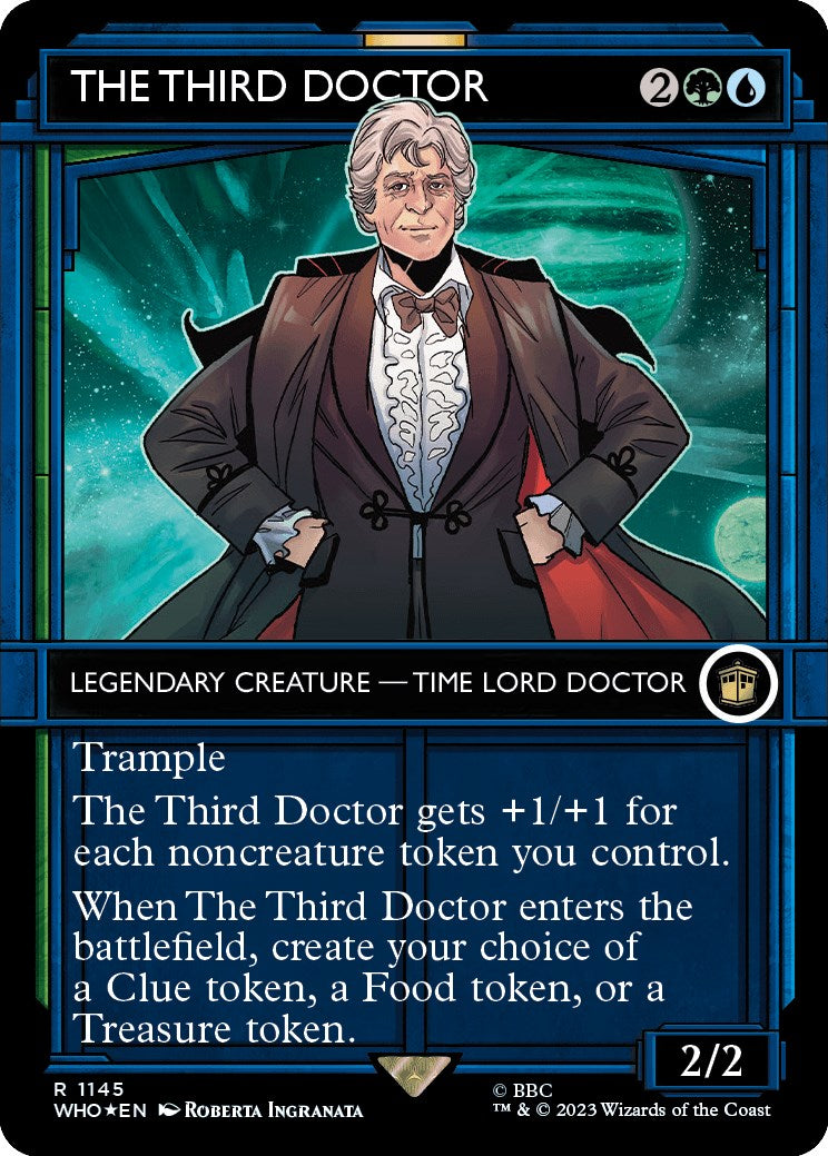 The Third Doctor (Showcase) (Surge Foil) [Doctor Who] | Webway Games