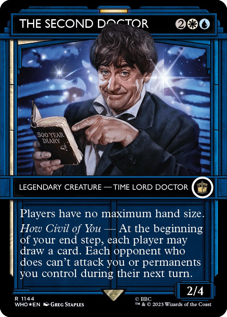 The Second Doctor (Showcase) (Surge Foil) [Doctor Who] | Webway Games