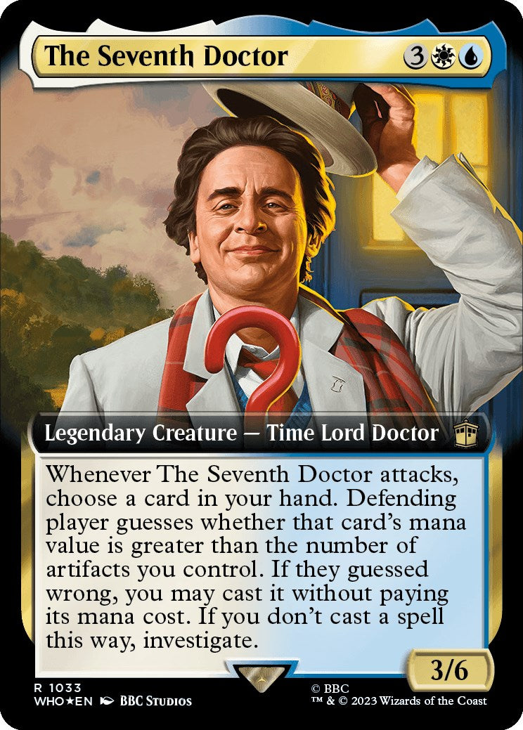 The Seventh Doctor (Extended Art) (Surge Foil) [Doctor Who] | Webway Games