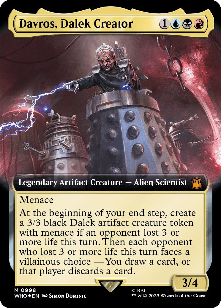 Davros, Dalek Creator (Extended Art) (Surge Foil) [Doctor Who] | Webway Games
