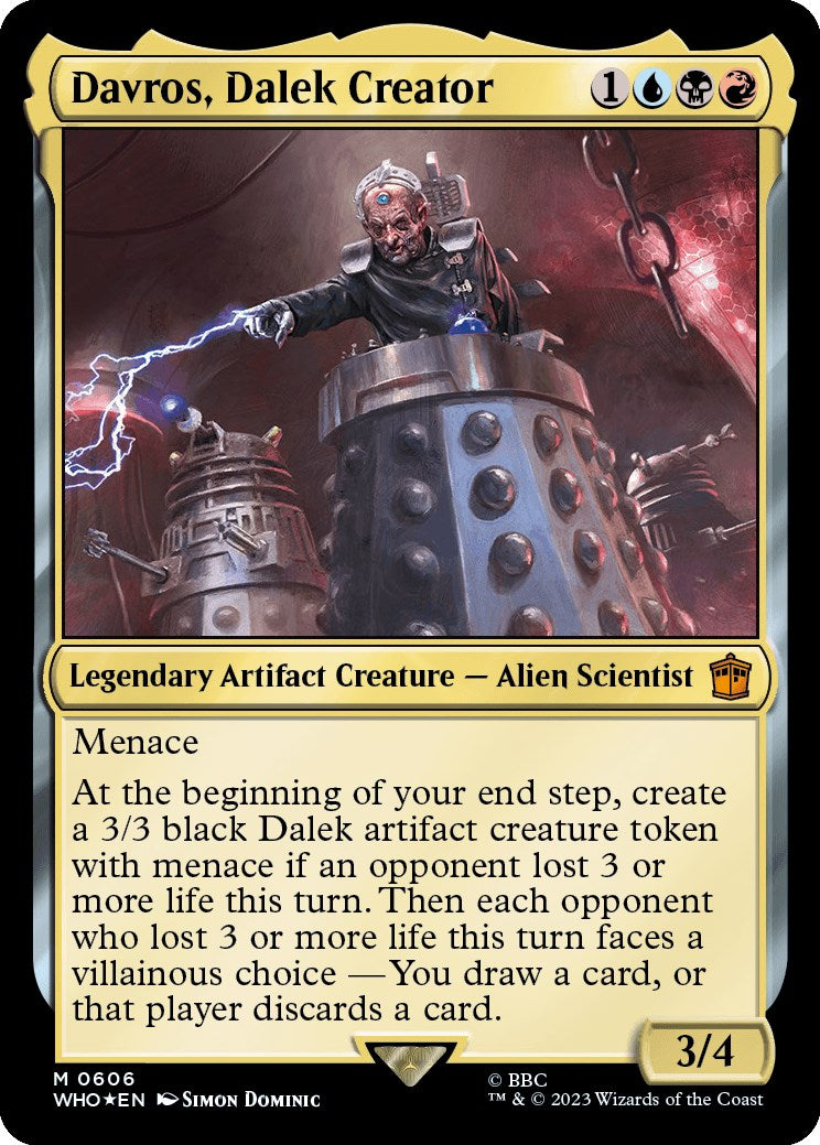 Davros, Dalek Creator (Surge Foil) [Doctor Who] | Webway Games