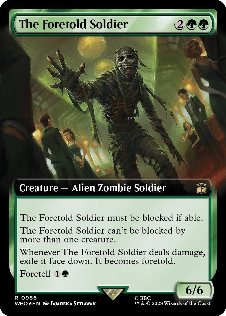 The Foretold Soldier (Extended Art) (Surge Foil) [Doctor Who] | Webway Games