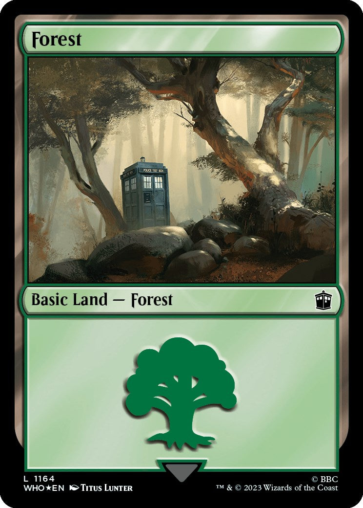 Forest (1164) (Surge Foil) [Doctor Who] | Webway Games