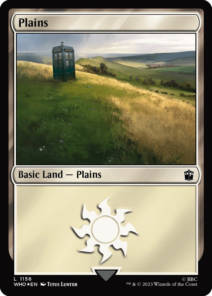 Plains (1156) (Surge Foil) [Doctor Who] | Webway Games