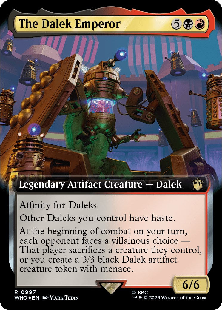The Dalek Emperor (Extended Art) (Surge Foil) [Doctor Who] | Webway Games