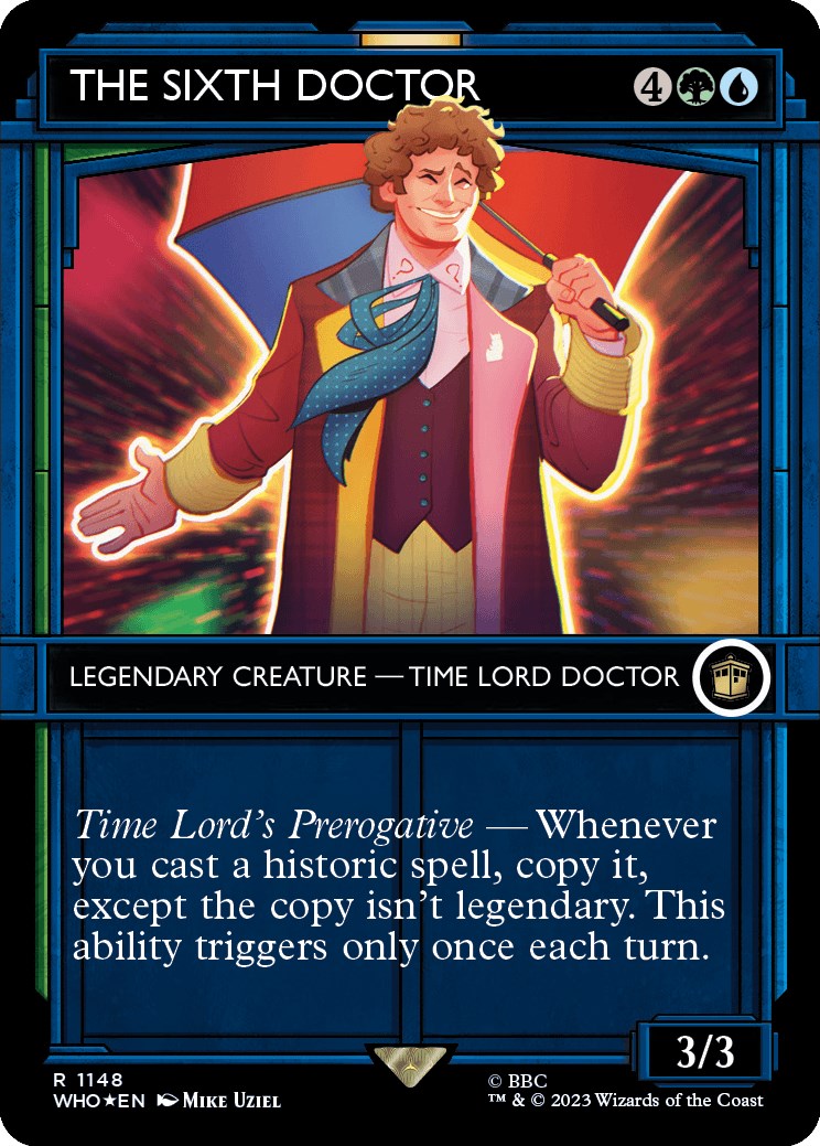 The Sixth Doctor (Showcase) (Surge Foil) [Doctor Who] | Webway Games