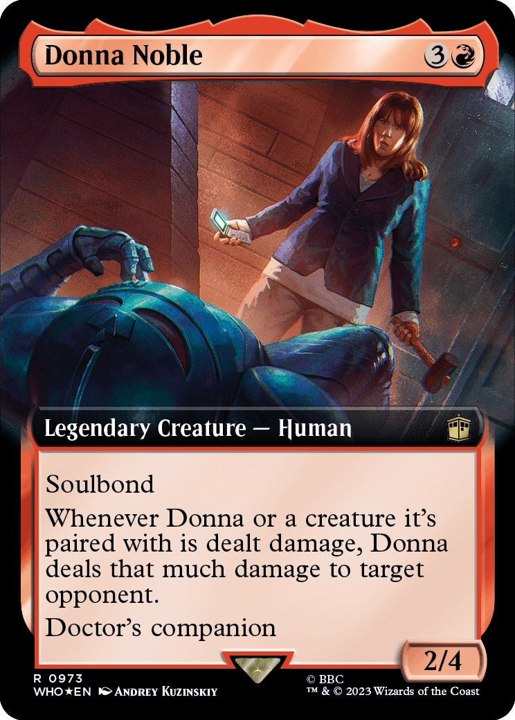 Donna Noble (Extended Art) (Surge Foil) [Doctor Who] | Webway Games