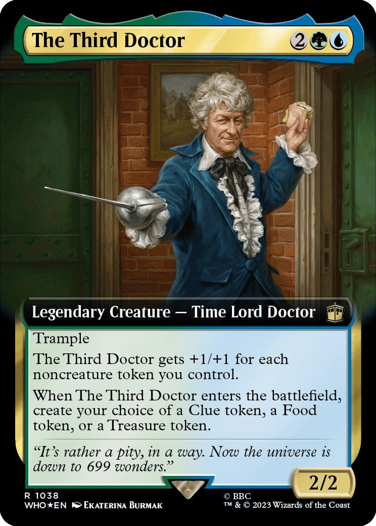 The Third Doctor (Extended Art) (Surge Foil) [Doctor Who] | Webway Games
