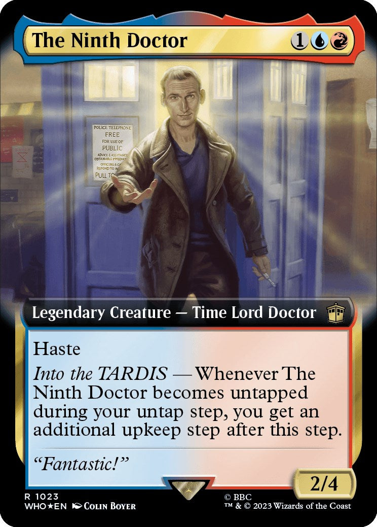 The Ninth Doctor (Extended Art) (Surge Foil) [Doctor Who] | Webway Games