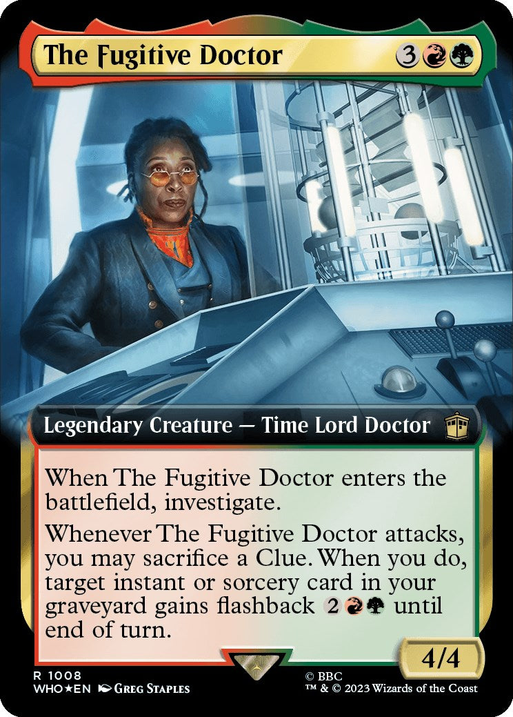 The Fugitive Doctor (Extended Art) (Surge Foil) [Doctor Who] | Webway Games