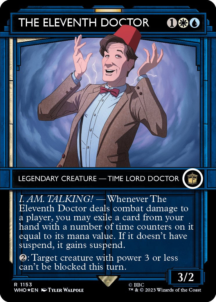 The Eleventh Doctor (Showcase) (Surge Foil) [Doctor Who] | Webway Games