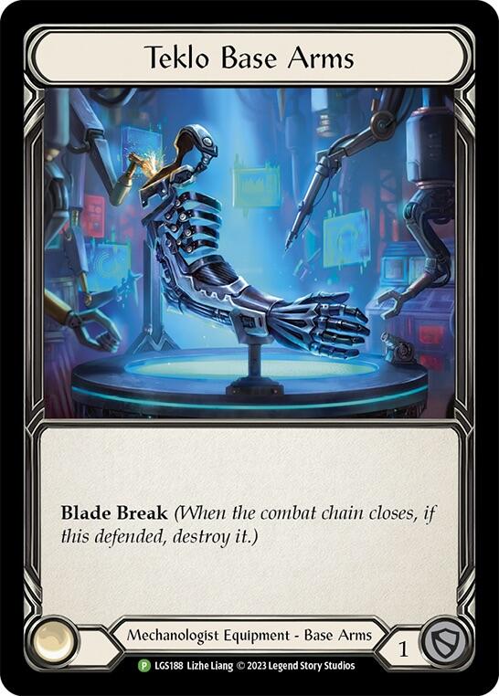 Teklo Base Arms [LGS188] (Promo)  Cold Foil | Webway Games