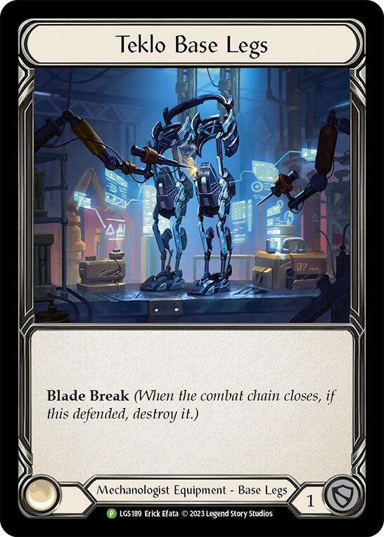 Teklo Base Legs [LGS189] (Promo)  Cold Foil | Webway Games