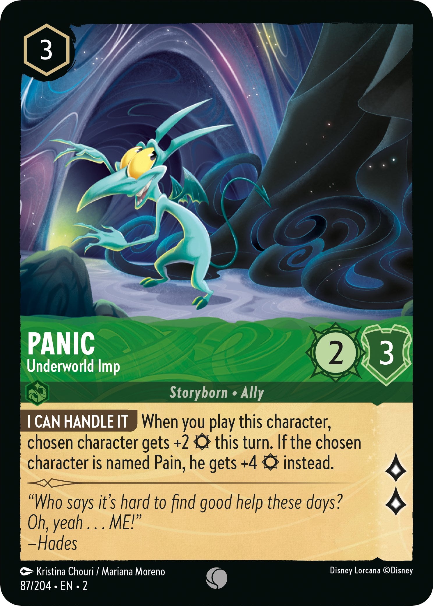 Panic - Underworld Imp (87/204) [Rise of the Floodborn] | Webway Games