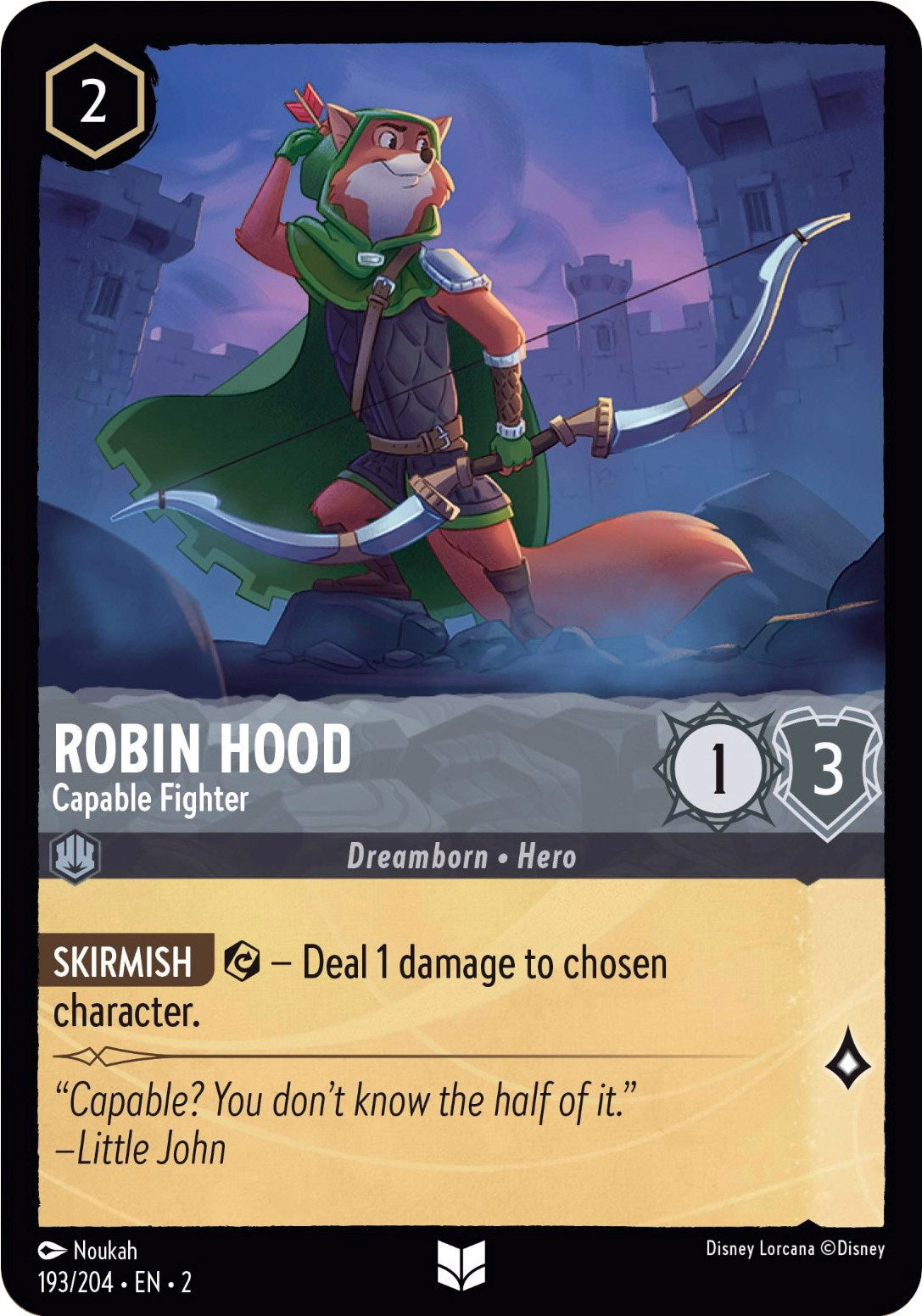 Robin Hood - Capable Fighter (193/204) [Rise of the Floodborn] | Webway Games