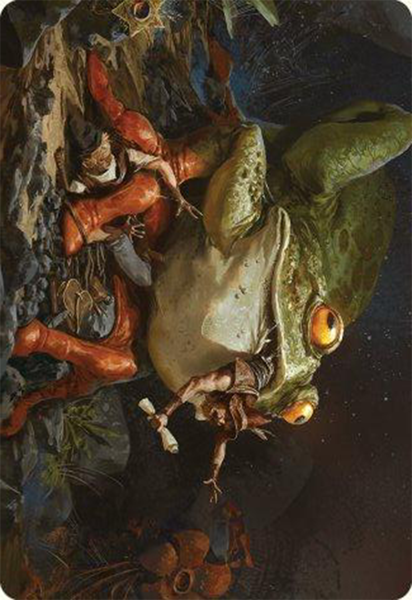 Rampant Frogantua Art Card [Modern Horizons 3 Art Series] | Webway Games