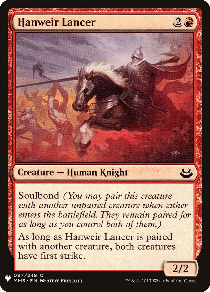 Hanweir Lancer [Mystery Booster] | Webway Games