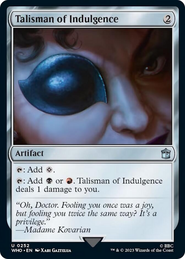 Talisman of Indulgence [Doctor Who] | Webway Games