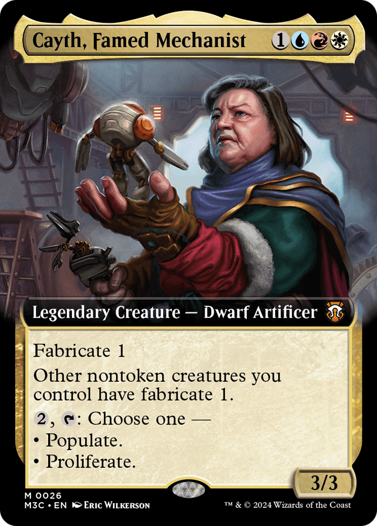 Cayth, Famed Mechanist (Extended Art) [Modern Horizons 3 Commander] | Webway Games