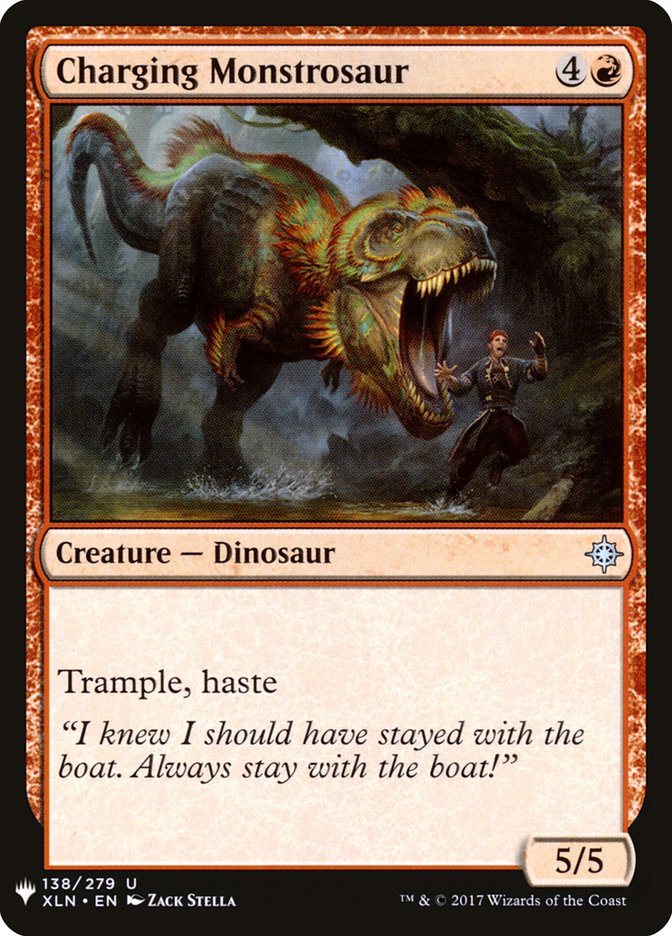 Charging Monstrosaur [Mystery Booster] | Webway Games