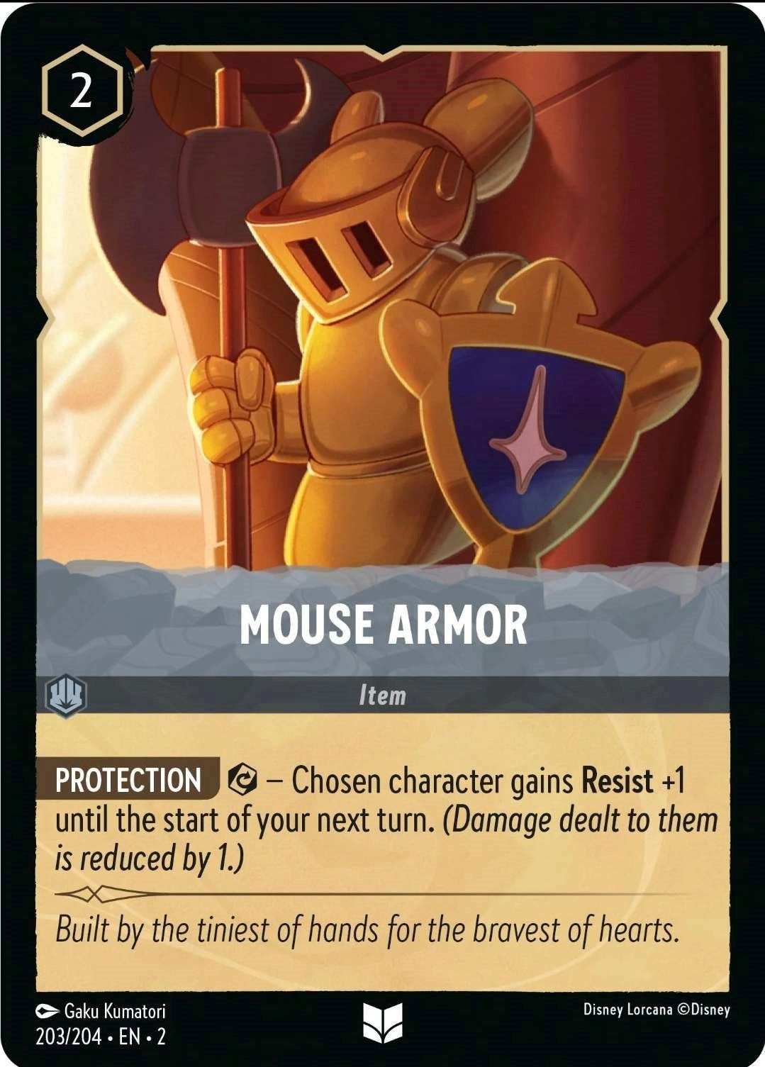 Mouse Armor (203/204) [Rise of the Floodborn] | Webway Games