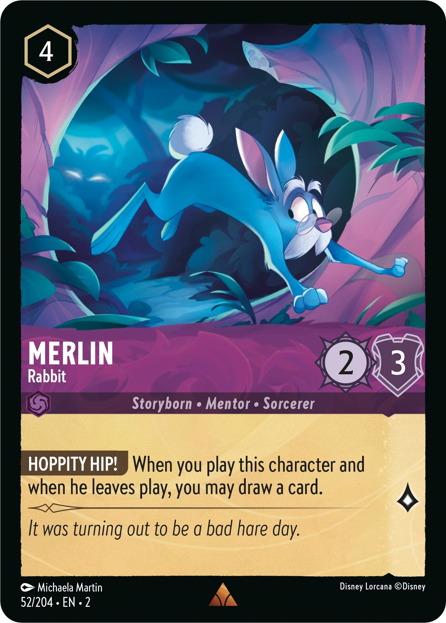 Merlin - Rabbit (52/204) [Rise of the Floodborn] | Webway Games