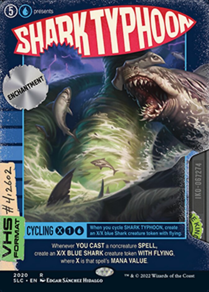 Shark Typhoon (Borderless Alternate Art) [Secret Lair Countdown Kit] | Webway Games